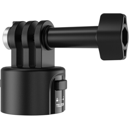 TELESIN Magnetic Quick Release Mounting Base Adapter Kit for DJI GOPRO Insta360 Action Cameras with Dovetail Dual Lock Alignment 1/4" Screw Hole Base