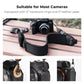 K&F Concept Camera Neck Strap Sling + Detachable Zipper Pouch with 40Kg Max Load Capacity, 52" / 133cm Max Adjustable Length for DSLR Mirrorless Cameras, Camcorders - Urban Wander 01 | Black