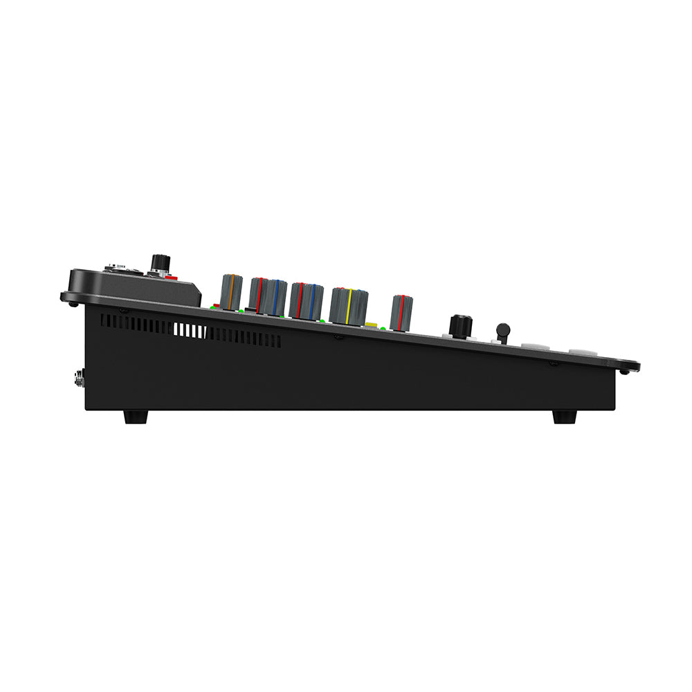 AVMATRIX SHARK S4M 4-Channel HDMI SDI All-in-One Video Switcher & Integrated Audio Mixer with PGM OUT, 4x HDMI IN, MULTIVIEW, 4x Microphone & 2 Stereo Inputs, USB 3.0 Recording for Live Streaming, Worship Events, Live Sports & Concerts