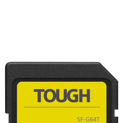 Sony SF-G Series TOUGH SDXC Memory Card (64GB / 128GB) UHS-II V90 Class 10 U3