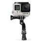 GoPro Roll Bar / Handlebar + Seatpost Clamp Mount for Pipe or Pole with 3 Way Pivot Arm and Protective Liners for GOPRO Action Cameras | GRBM30, GRH30