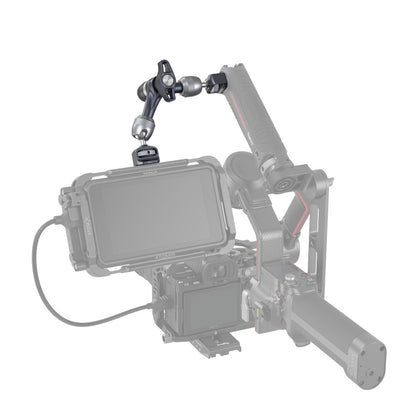 SmallRig 7" Universal Rosette Arm with Dual Panoramic Ball Head, Stretchable Pins, and 1/4"-20 Mounting Screws for Field Monitor, LED Video Light, Microphone, DSLR, Mirrorless Camera, etc. | 4194