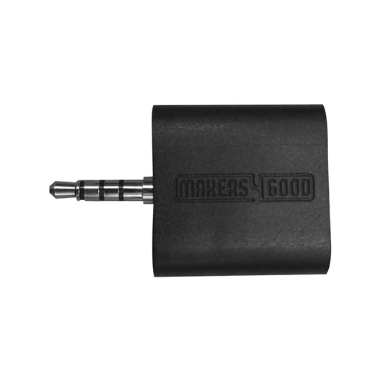 [CLEARANCE] Makers4Good Wiretap 3.5mm Male to 2 Female TRRS Headphone and Microphone Audio Splitter for Phone, Tablet, Laptop, PC, etc.