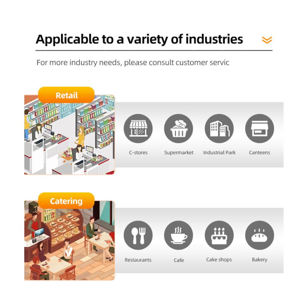 LogicOwl D3 Andriod Mini Cash Register POS Terminal System, Printing, Scanning, NFC Functionality D3