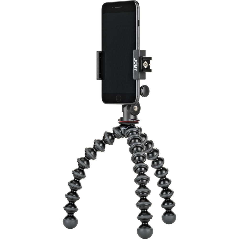 JOBY Griptight Pro 2 Handheld Gorillapod with Tilt Adjustments, Multimode Smartphone Support, 1/4"-20 Threaded Accessory Holes and Cold Shoe Mount for Smartphone and Cameras 1551