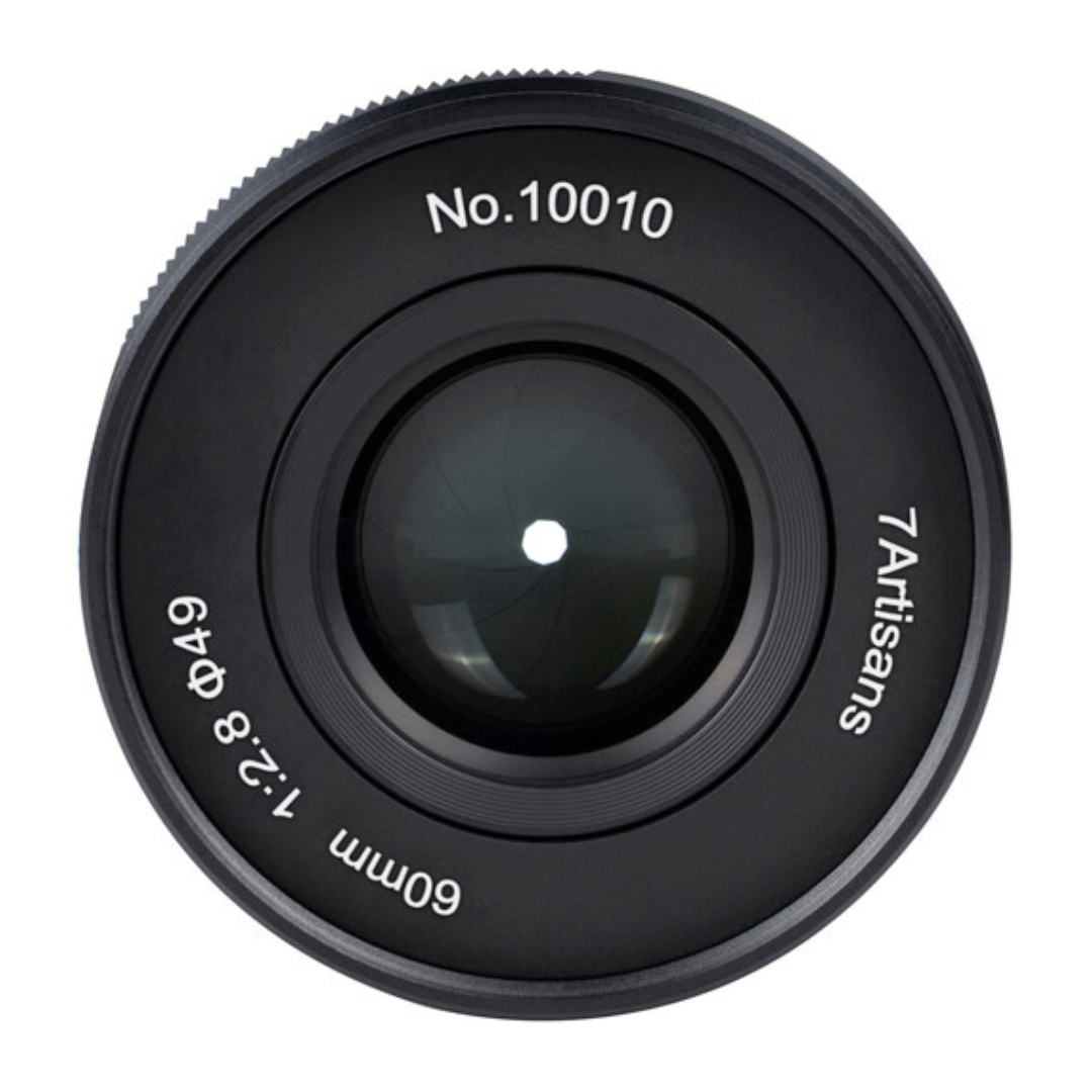 7Artisans 60mm F/2.8 Mark II APS-C Format Fujifilm X Mount Macro Telephoto Prime Lens MF Manual Focus for Mirrorless Cameras