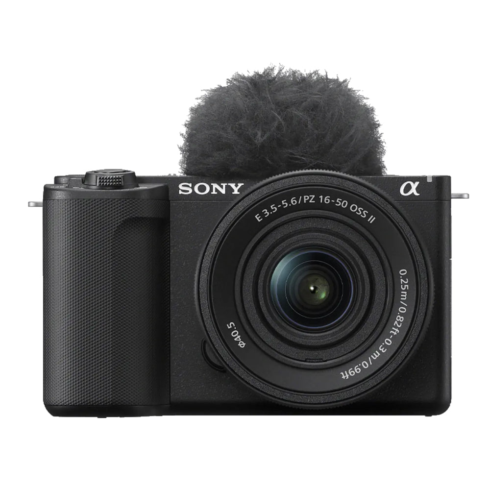 Sony ZV-E10 II Body with 16–50mm f/3.5–5.6 OSS II Lens E-mount Vlogging Mirrorless Camera Kit 26MP APS-C Exmor R CMOS Sensor BIONZ XR Image Processor 4K 60fps Video Recording Articulating LCD Touch Screen 3-Capsule Microphone | ZVE10 II