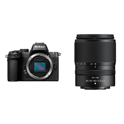 Nikon Z50 II Mirrorless Camera | w/ 16-50mm Lens | w/ 18-140mm Lens - DX Format APS-C CMOS Full HD