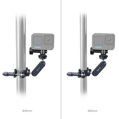 SmallRig Action Camera Handlebar Clamp with Dual Ball Head Arm for GoPro, DJI, Insta360 and Compatible with Motorcycles & Bicycles (Up to 100 km/h) | 4191