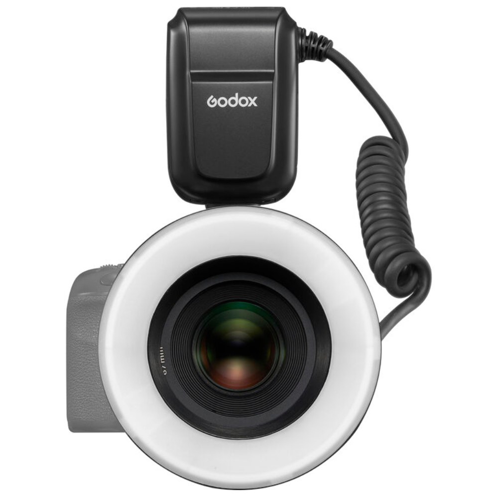 Godox MF-R76 TTL Macro Ring Flash for Canon E-TTL II w/ / 8 Adapter Rings for Close-Up Photography