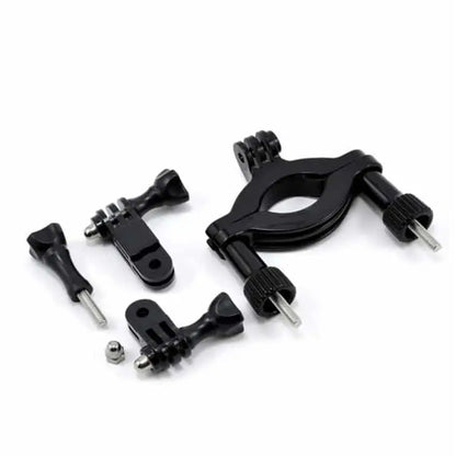 GoPro Roll Bar / Handlebar + Seatpost Clamp Mount for Pipe or Pole with 3 Way Pivot Arm and Protective Liners for GOPRO Action Cameras | GRBM30, GRH30
