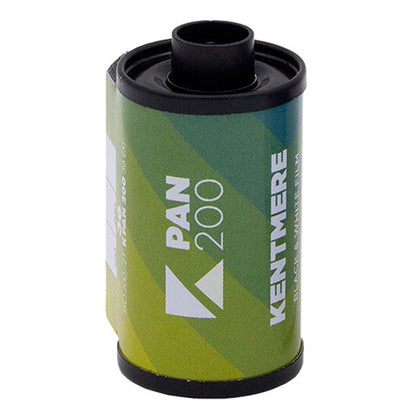 ILFORD Kentmere PAN 200 35mm ISO 200 Medium Speed Black & White Fine Grain Negative Film with 36 Exposures for Film Camera Photography