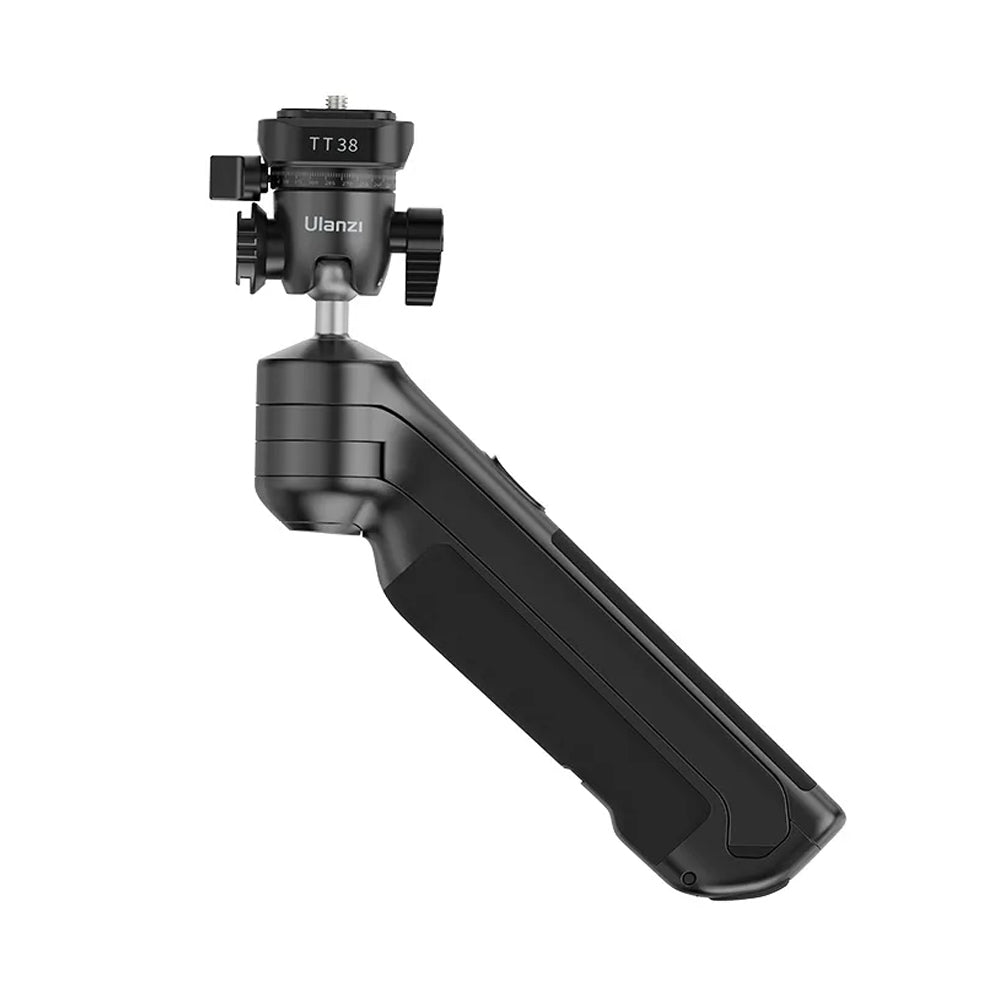Ulanzi TT38 Camera Grip + Push Tripod with 360 / 180 Degree Ball Head, 3kg Max Load Capacity, 1/4" Thread Mount, Cold Shoe and Hidden Hook for Vlog, Vlogging, Videography