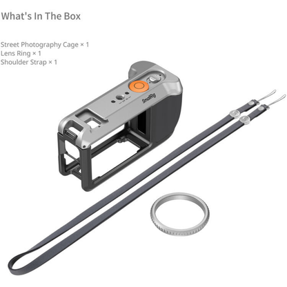 SmallRig Street Photography Cage Kit for DJI Osmo Action 6 w/ Grip, Cold Shoe, 1/4"-20 Mount | 5891