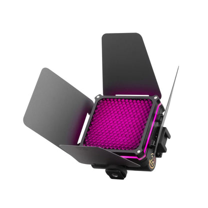 [CLEARANCE] Zhiyun Fiveray M20C Standard 20W RGB Pocket LED Fill Light Kit with 4500mAh Built-in Battery, 2500-10000K Adjustable Color Temperature, DynaVort Cooling System, On-Board & Mobile App Control for Camera Photography & Videography (Black)