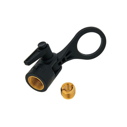 [CLEARANCE] RODE RM2 Low-Profile Microphone Stand Ring Mount for Most RODE Large-Diaphragm Condenser Mics with 3/8 to 5/8-inch Thread Adapter