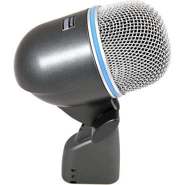 Shure BETA 52A Supercardioid Dynamic Kick Drum XLR Microphone for Bass Drums, Acoustic, Electric Bass & Amplifiers with High SPL Handling and Locking Stand Adapter for Music Instruments, Audio and Recording