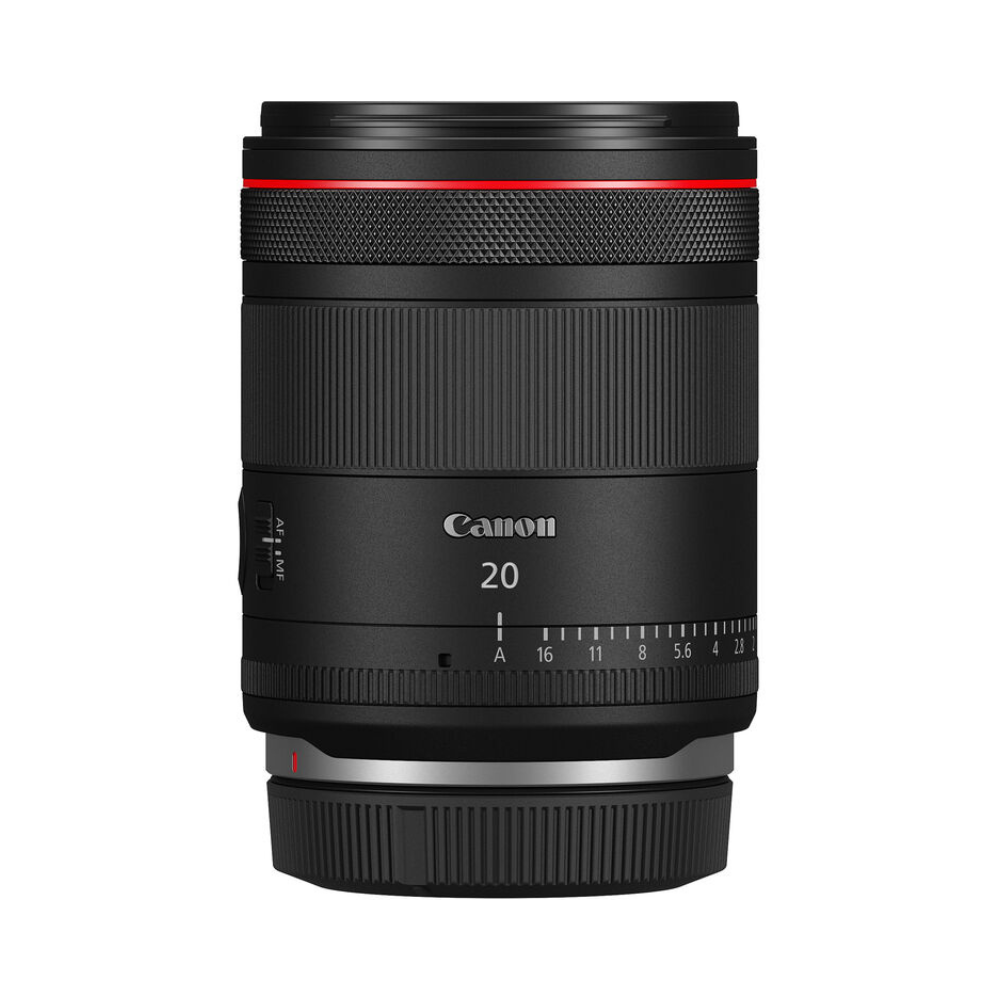 Canon RF 20mm f/1.4 L VCM Autofocus Full Frame Format Cinematic Ultrawide Hybrid Lens