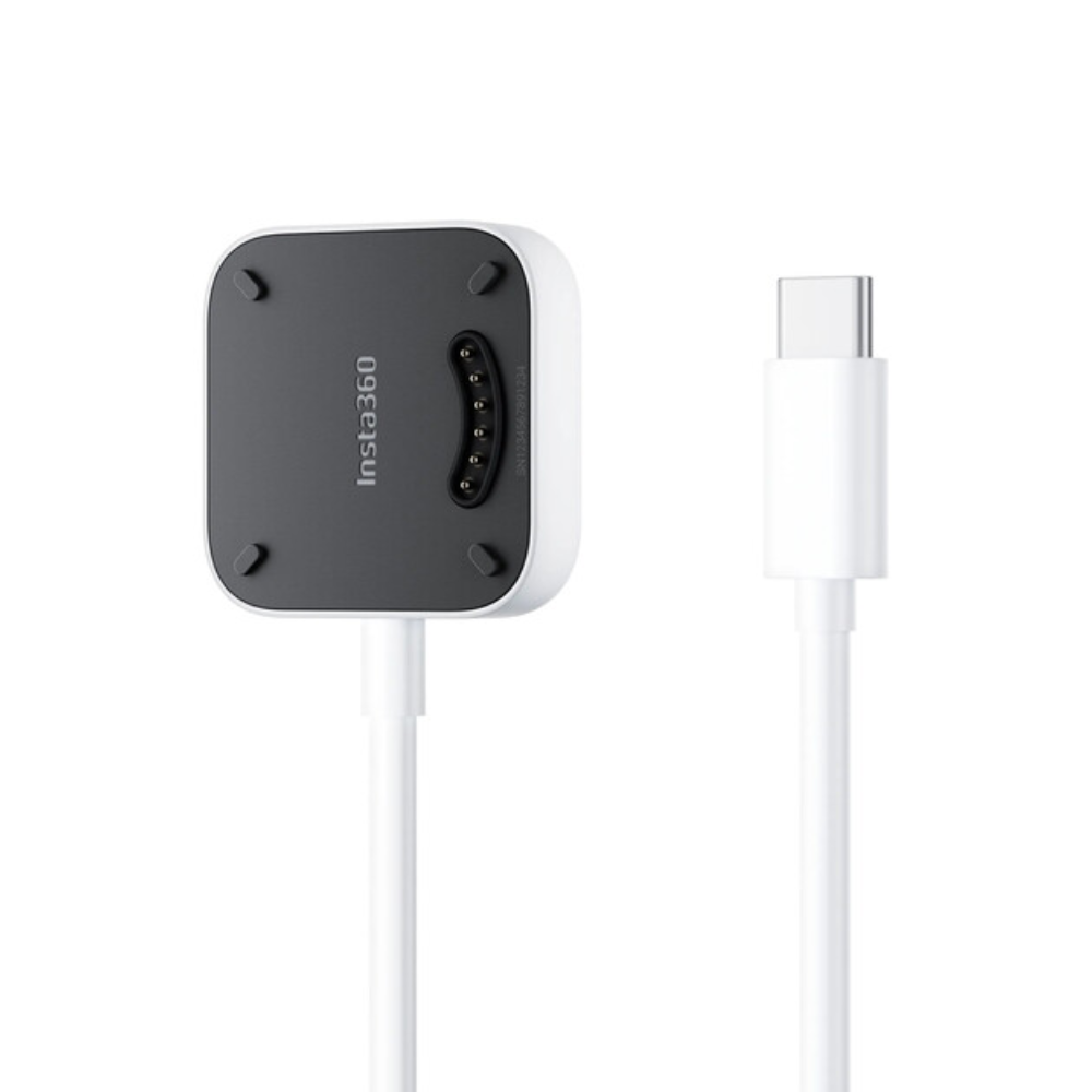 Insta360 GO ULTRA Charging Base Magnetic Fast Charger with Pogo Pin & USB-C 1m Cable