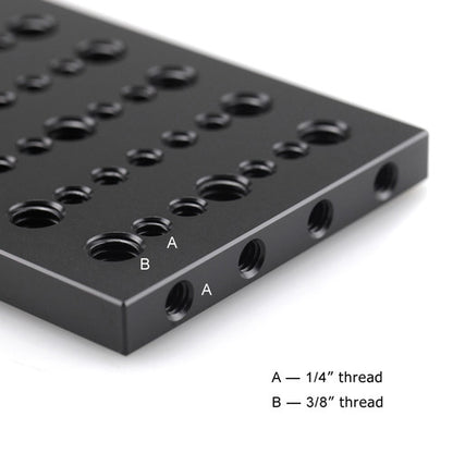 SmallRig Multi-Purpose Mounting Cheese Plate with 1/4’’-20 and 3/8"-16 holes for Articulating Arms, Rods and other various Camera Accessories 1092