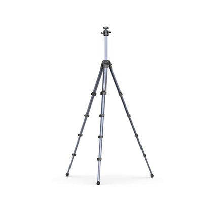 Ulanzi OMBRA II Travel Tripod with 10kg Max Payload, Fluid Pan & Tilt Head, Panoramic Ball Head, 360° Rotation Phone Clamp for DSLR, Mirrorless, Cinema Camera Videography Photography | T154 | T156