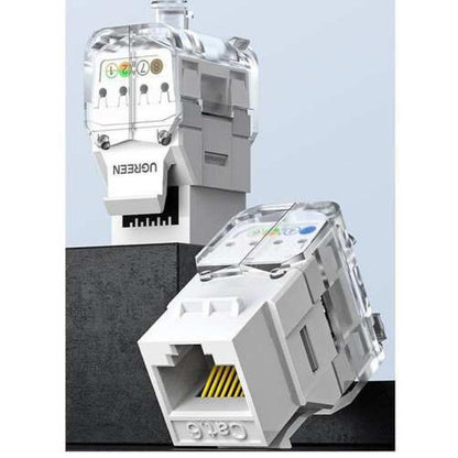 [CLEARANCE] UGREEN Cat6 FTP RJ45 Female Tool-Free Modular Network Connector - NW159 | 80452
