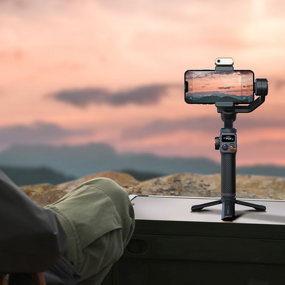 [CLEARANCE] Hohem iSteady MT2 Kit 4-in-1 Camera Gimbal with 3-Axis Stabilizer, Built-in AI Tracker, Magnetic Fill Light CCT/RGB for  Compact Camera, Action Camera, Smartphone, Sony ZV-E10, A7S III, FX3, A6000, Canon EOS R5, R8, Nikon Z7 II, Z50