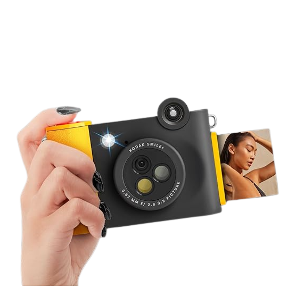 KODAK SMILE+ Instant Print Digital Camera | Black, Green