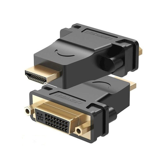 UGREEN HDMI Male to DVI (24+5) Female Adapter 1080p Converter Connector for PC, Desktop Computer, Projector, TV, Display Monitor, etc. | 20123