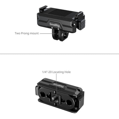 SmallRig Dual Mount Foldable 2 Prong Adapter for DJI OSMO ACTION 6 | 5890