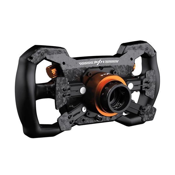 PXN GT ONE 300mm GT Sim Racing Steering Wheel 78 Controls Carbon Fiber Paddles 15-LED RPM USB Cable