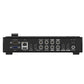 AVMATRIX Shark S6 6-Channel HDMI / SDI Video Switcher with 5" LCD Display Monitor, Multi-Platform Live Stream via Ethernet & USB Type C Port, PTZ Camera Control, Integrated Audio Mixer, USB Disk & SD Card Video Recording Storage