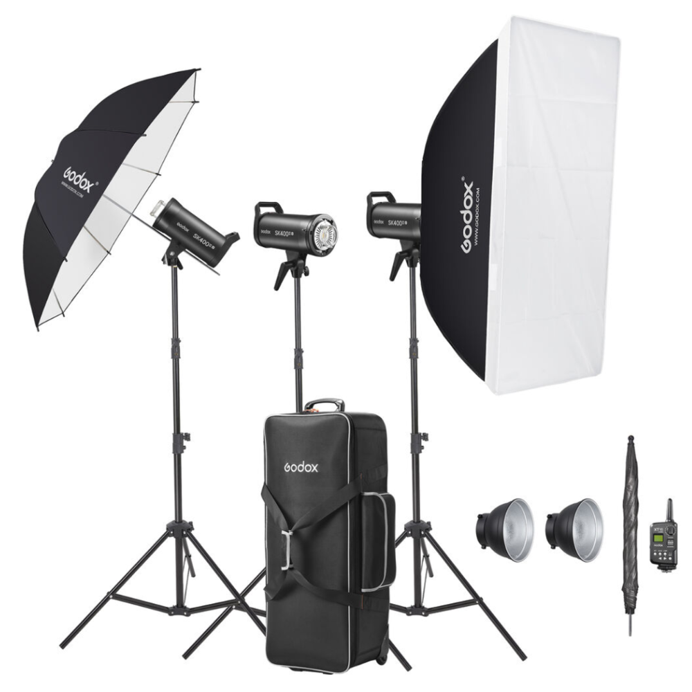 Godox SK400III-V / SK400II-V / SK400II 400Ws Studio Flash Strobe Monolight with Bowens S Mount