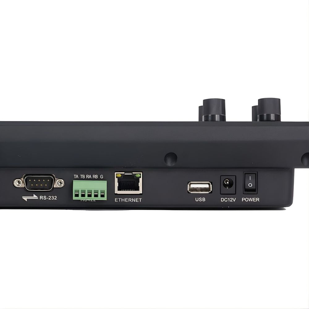 TENVEO TEVO-KB200MAX IP Camera Joystick Controller with 5" LCD Screen, 255 Pan, Tilt & Zoom (PTZ) Function, PoE Powered, 4D Joystick, Multi-Cameras Control Protocols Support