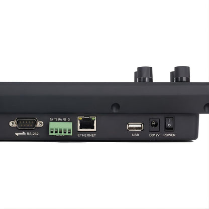 TENVEO TEVO-KB200MAX IP Camera Joystick Controller with 5" LCD Screen, 255 Pan, Tilt & Zoom (PTZ) Function, PoE Powered, 4D Joystick, Multi-Cameras Control Protocols Support