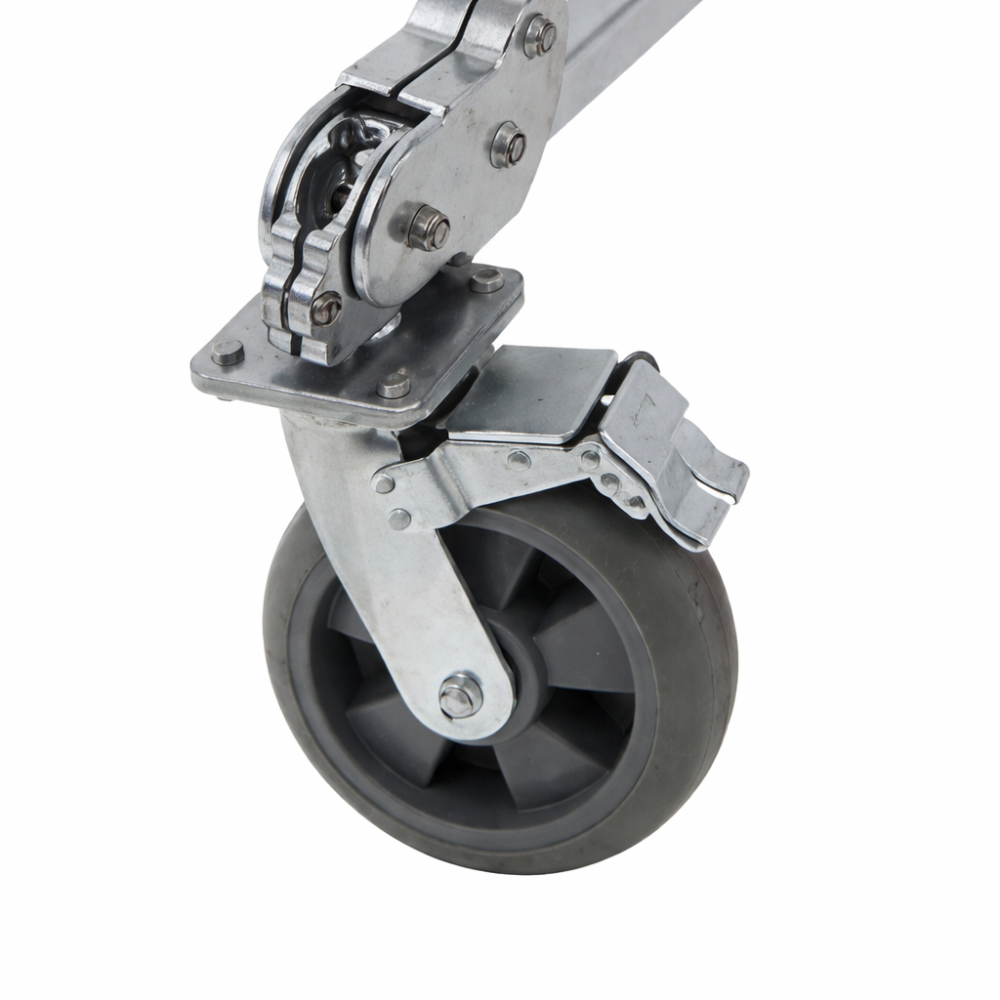 Dearkol MFD-6000 Cine Hand Crank Stand, 565cm Max Height, 65kg Load, Braked Wheels