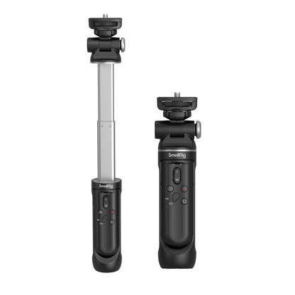 SmallRig SR-RG1 Extendable Wireless Shooting Grip Selfie Stick Tripod with Bluetooth Remote Control, 360 & 180 Degree Pan and Tilt and 1.5kg Load Capacity for Select Sony & Canon Mirrorless Cameras 3326