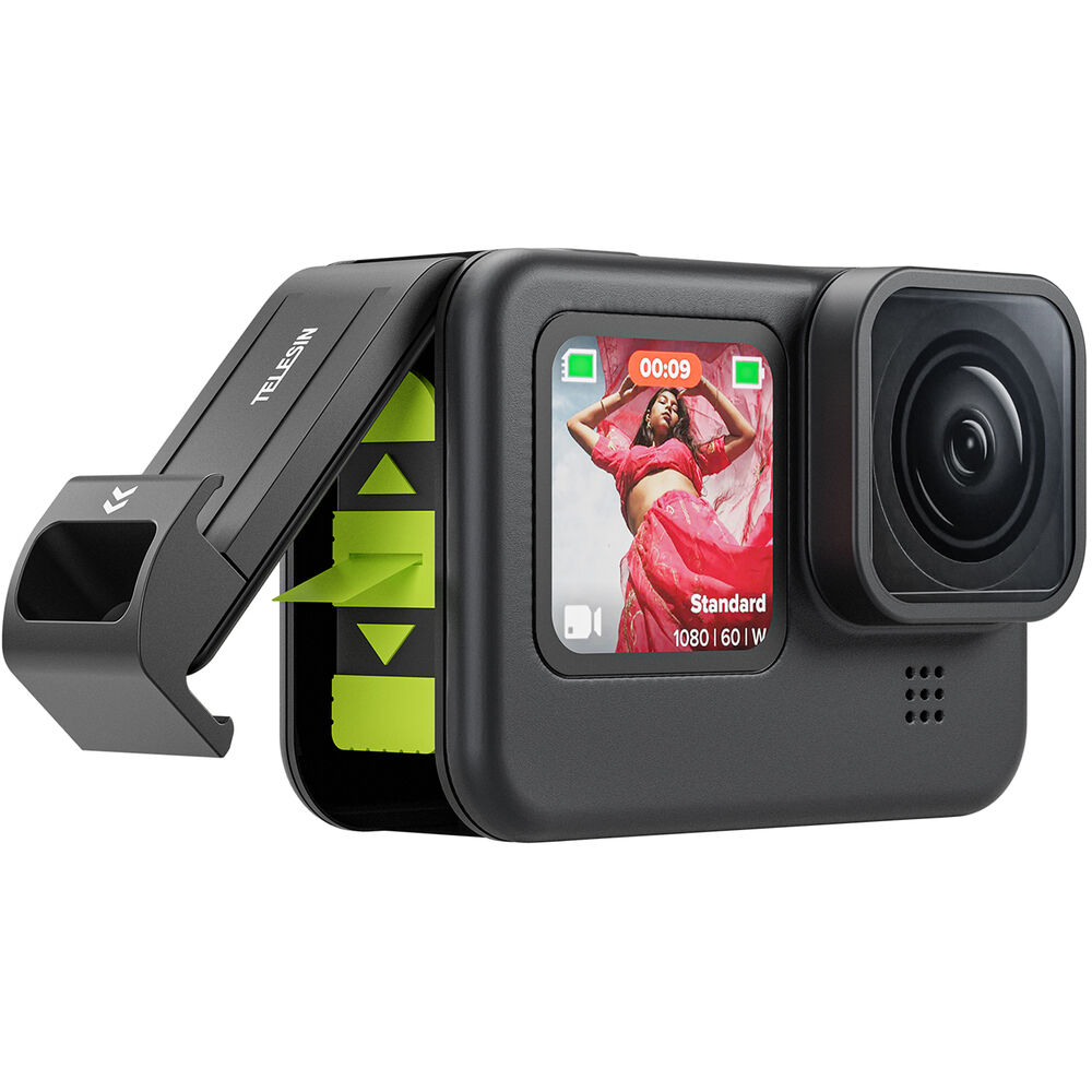 TELESIN GoPro HERO 12 11 10 9 Weather Resistant Battery Door Side Cover for Action Cameras