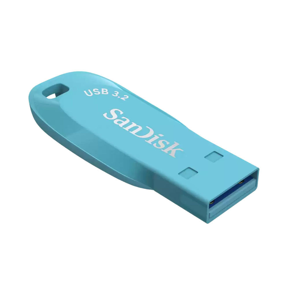 SanDisk Ultra Shift 512GB USB A 3.2 Gen 1 Flash Drive with 100MB/s Transfer Rate and SecureAccessTM Security Software Support | Blue, Yellow