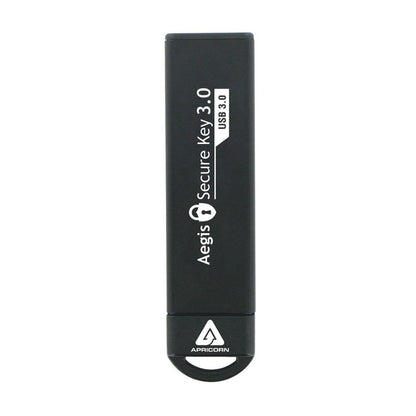 Apricorn Aegis Secure Key 3NX 8GB USB 3.1 256-Bit Hardware Encrypted Flash Drive | ASK3-NX-8GB
