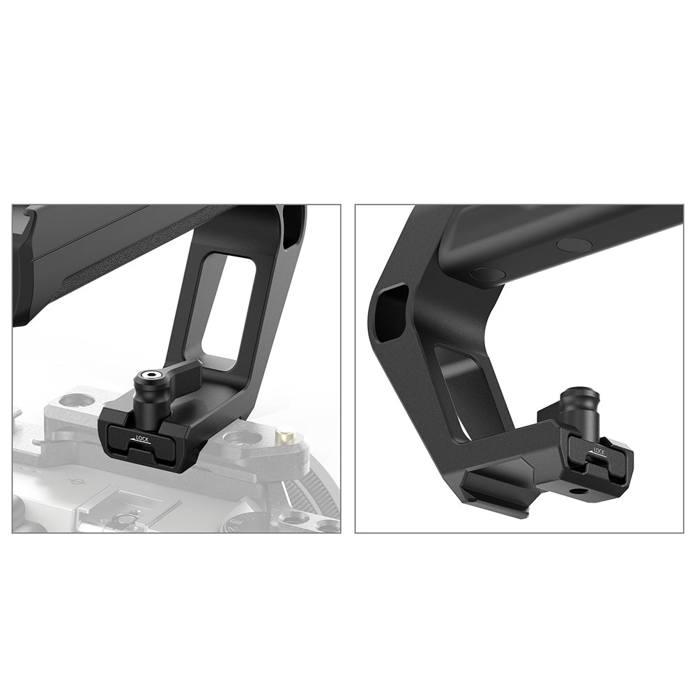 SmallRig NATO Top Handle for Camera Cage – Tool-Free Quick Release Handle w/ NATO Clamp