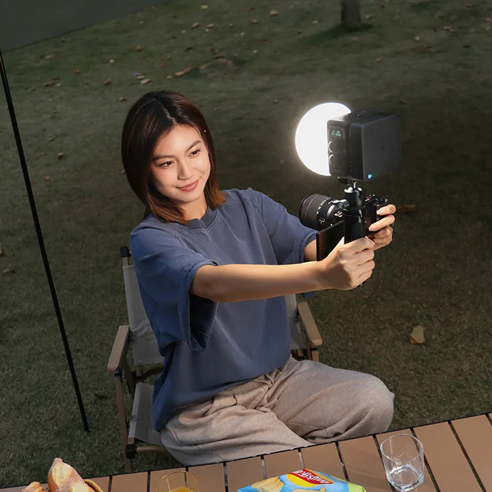 Ulanzi EC65 65W Portable Bi-Color LED Video Light, 2700k-6500k, App Control, Optical Condenser, Reflector, Diffuser, Battery 96Wh