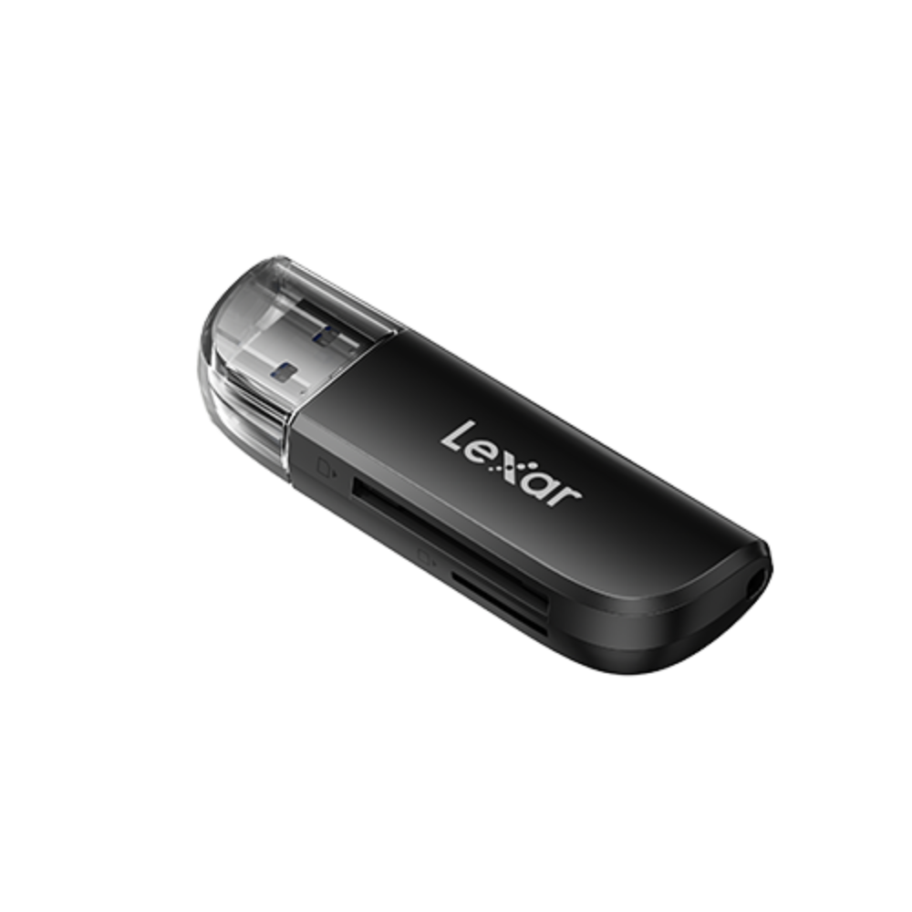 Lexar RW300 Dual-Slot USB-A Card Reader, USB 3.2 Gen 1 Up to 104MB/s Transfer Speed, SD & microSD Slot