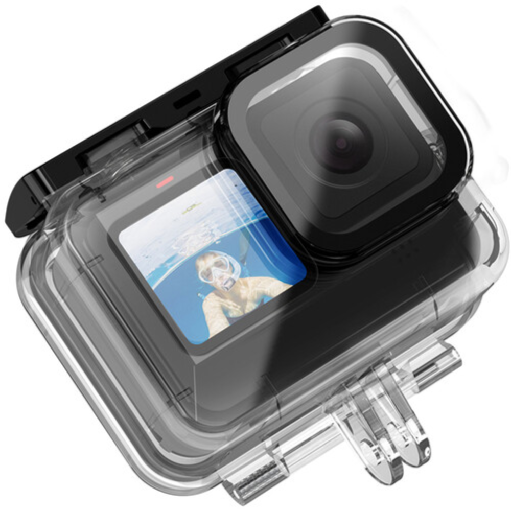 TELESIN Waterproof Housing Case Cage for GoPro HERO 12 / 11 / 10 / 9 Action Camera