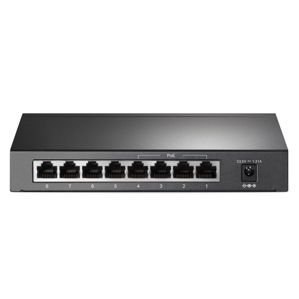 TP-Link TL-SF1008P 8-Port 10/100Mbps Unmanaged Desktop Network Switch with 4 PoE+ Ports, RJ45 Hub with Auto Recovery Feature, Plug-and-Play Operation, Fanless Design and Intelligent Power Management | TPLINK TP LINK