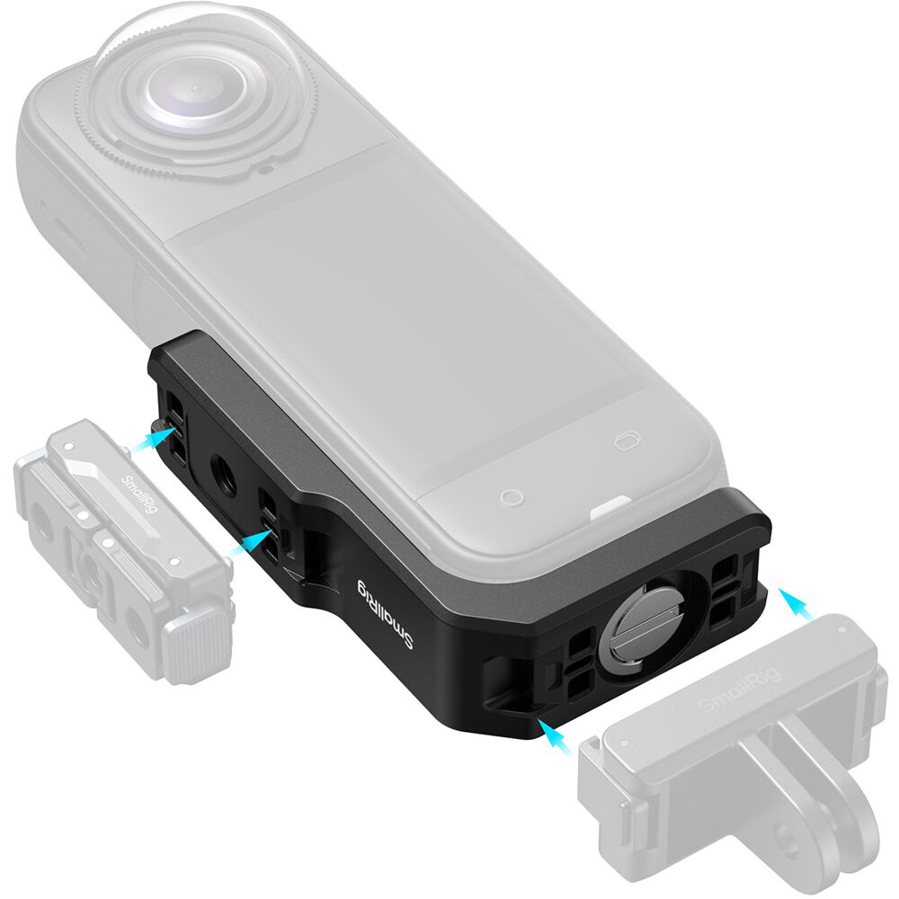 SmallRig Vertical‑to‑Horizontal Mount for Insta360 X5/X4 Air/X4/X3 | 5824