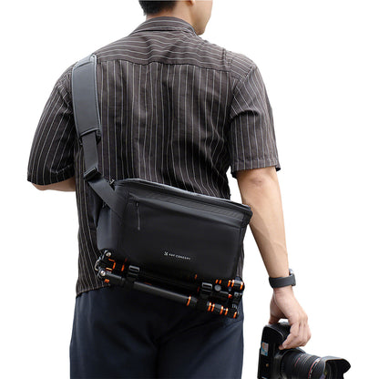 K&F Concept 10L Urban Wander Camera Sling Bag - Black