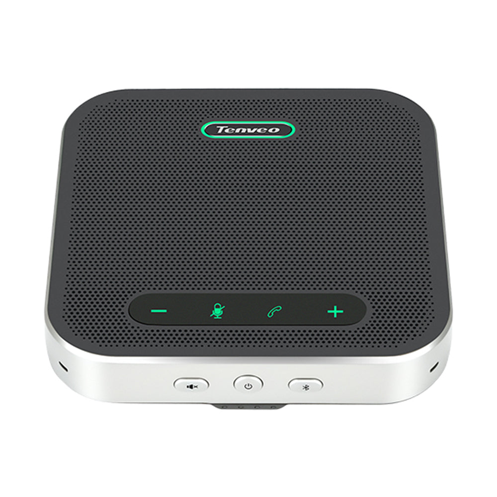 Tenveo TEVO-M2B Bluetooth Conference Speakerphone w/ 4 Mics Array, USB/Bluetooth/Wireless/3.5mm Jack