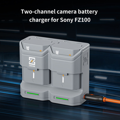 ZGCINE 3‑Bay | 2‑Bay Charging Case for Sony NP‑FZ100 Camera Battery – Portable Dual/Triple Slot Charger Storage Box, Compact Protective Case with USB Charging Support, Ideal for Travel, Vlogging & On‑the‑Go Filmmaking | JG Superstore