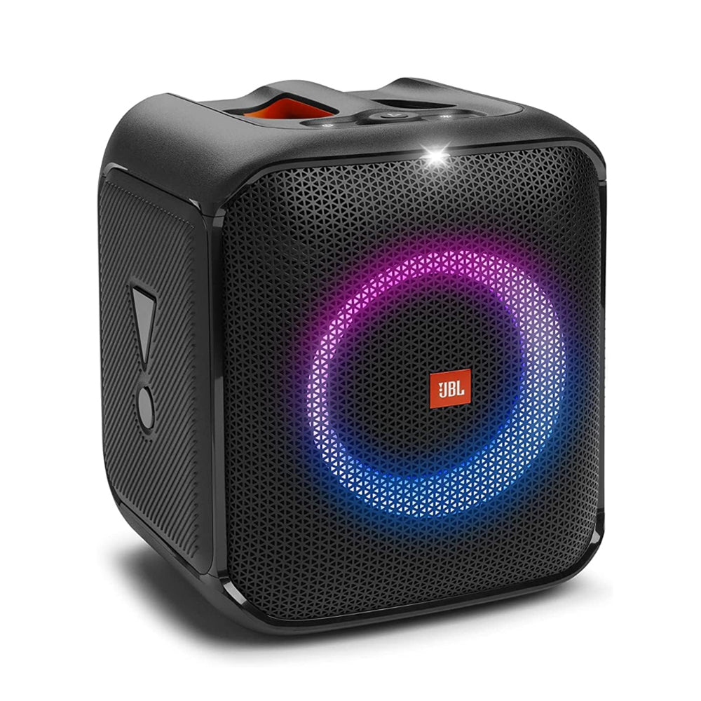 JBL PartyBox Encore Bluetooth Speaker with 2-Person Wireless Microphones - 100W RMS Portable Party Speaker with Dynamic Light Show, Splashproof Design & Speaker Pairing for Karaoke & Music Playing